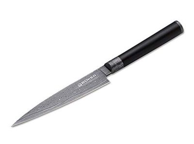 Böker Cuchillo Multiusos Damasco Superior, de Cocina, con Funda, 130801DAM