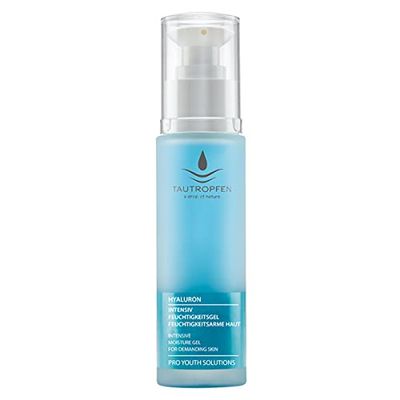 TAUTROPFEN cosmétique naturelle, hyaluron, gel hydratant intensif pour peaux normales à déshydratées, 50 ml