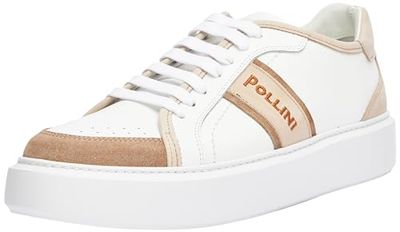 Pollini SNEAKERU.BASKET40 Mix BIA+BEIG+Cord