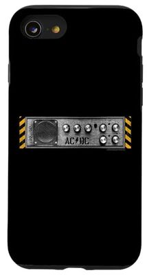 Custodia per iPhone SE (2020) / 7 / 8 Manopole e altoparlanti AC/DC PWR UP