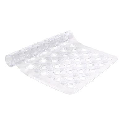 Microban Tapis de Bain en Vinyle Transparent, 68,6 x 37,5 cm (L x l)