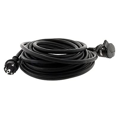 Zenitech - Förlängare för byggarbetsplatsen HO7RN-F 16A 3G2,5mm² 10 m - svart