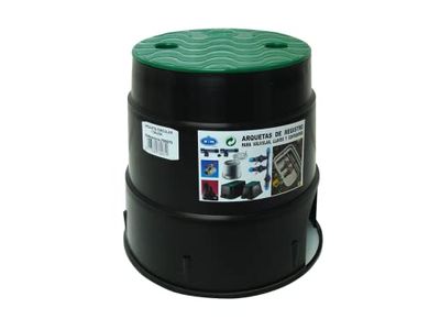 S&M 760679 Arqueta Circolare di Irrigazione 2 Uscite Ø21 cm per 1 elettrovalvole
