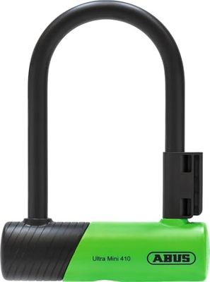 ABUS Lucchetto 410K Ultra per bicicletta ed e-scooter – Robusto lucchetto per bicicletta con pratico supporto per il trasporto sulla bicicletta – Accessori per bicicletta – Variante 150HB140 Verde +