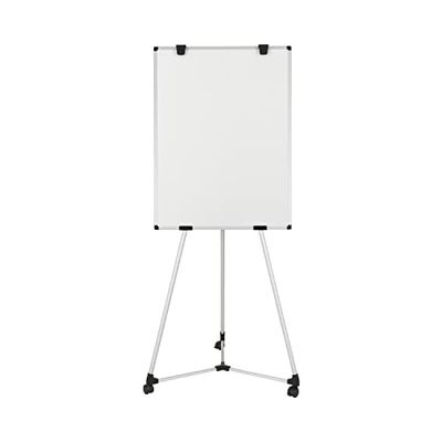 Bi-Office Earth Kyoto Lavagna Portablocco Treppiede, Superficie In Acciaio Laccato Magnetico, 70 x 100 cm (formato Euro), Superficie Cancellabile A Secco, Cornice In Alluminio