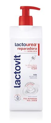 Lactovit - Leche Corporal Reparadora Lactourea con Protein Calcium, para Pieles Secas y Extra Secas - 400 ml