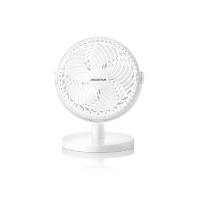 Bureauventilator: ideaal voor een zachte bries op elke plaats. Het compacte en stille ontwerp maakt hem in elke omgeving en geniet van de frisheid!