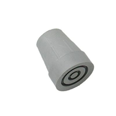 Crutch Ferrules - Grey - Heavy Duty - 22mm (7/8 Inch) (Qty 5)