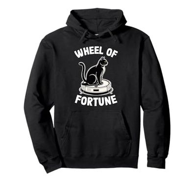 Wheel Of Fortune Robot Vacuum Cleaner Funny Cat Pullover Hoodie