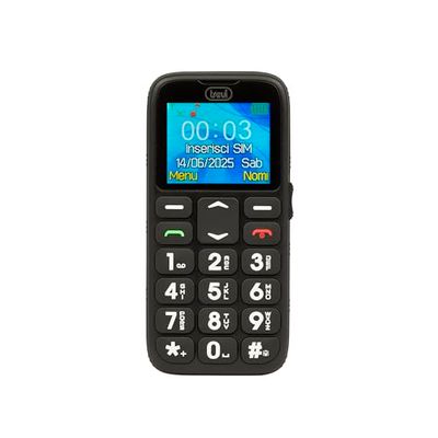 Trevi Sicuro 10 1.77" Negro - Teléfono móvil (Barra, 4,5 cm (1.77"), 160 x 128 Pixeles, Negro)