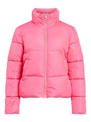 Vila Dames Vitate L/S Short Puffer Jacket-Noos jas, Fandango pink., 38