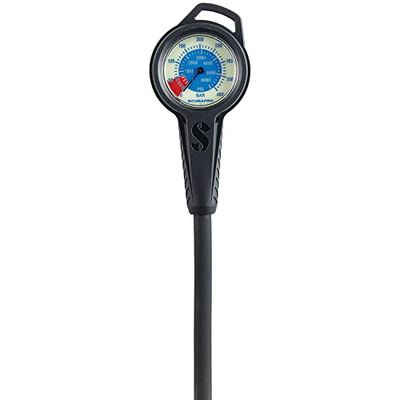 Scubapro - Dual Pressure Gauge, Color Bar/PSI