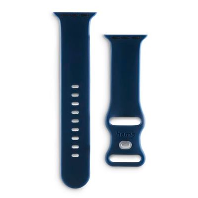 Hama Correa para Apple Watch 38/40/41 mm (para reloj, silicona, correa de muñeca, reemplazable), color azul, turquesa, 38/40/41 mm