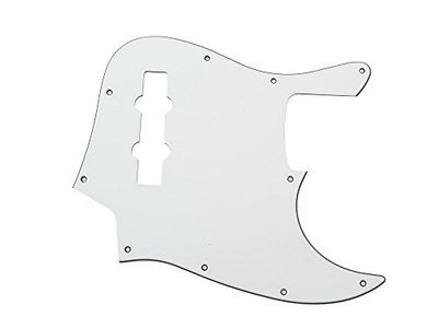 Dimavery Cover battipenna modulo di ricambio per basso bianco JB-bass