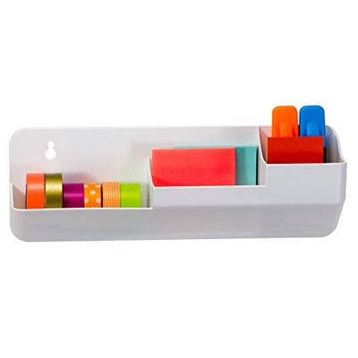 Officemate Magnetic Supplies Organizer, 3 vakken, Wit (92544)