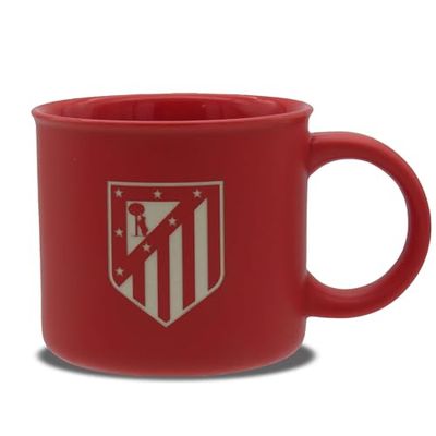 CyP Brands Atlético de Madrid Tasse en céramique, petit déjeuner, ustensiles de cuisine, tasses originales, couleur rouge, produit officiel