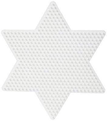 Hama Hama-269 Placa de 269 pinos com estrela grande, branco, 17 x 14,5 x 0,5 cm