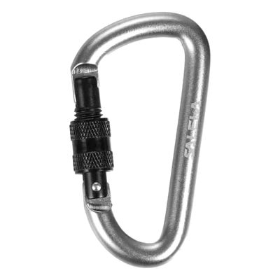 Salewa D-shape Screw Snap Hook One Size