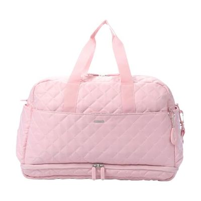 TOTTO - Bolso Pañalera Bebé, Modelo Babybao 2.0, Bolsa Bebé Hospital, Bolsillo Porta Biberones y Chupetes, Bolsas Multiusos Extraíbles, Cambiador Pañales, Correa Hombro Removible, Color Peachskin