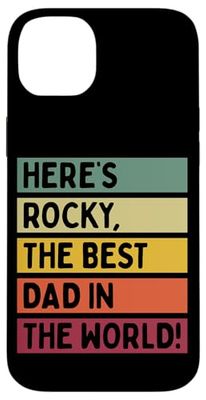 Here's Rocky The Best Dad In The World Father's Day Retro Case for iPhone 14 Plus