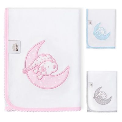Chiffon geborduurd slaap roze