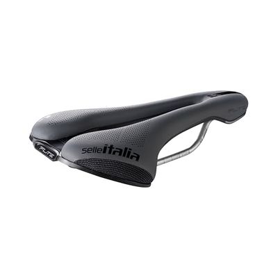 Selle Italia FLITE Boost X-Cross TI 316 Superflow - MTB och terrängcykelsadel, Off-Road, Anatomiskt Hål, Förstärkta Kanter, Stötdämpare - Storlek L3, Grå
