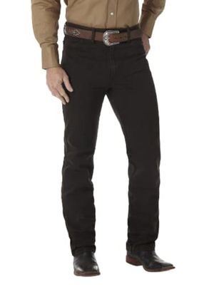 ALL TERRAIN GEAR X Wrangler Cowboycut för män, smal passform, 0936 cowboy-snitt, slim fit, jean0936-0936 – 0936-0936 – 0936-0936 – – 0936 – Vaquero Corte Vaquero Slim Fit, Svart choklad, 27W / 32L