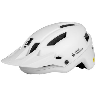 Sweet Protection Unisex Adult Primer MIPS helm, mat wit, LXL