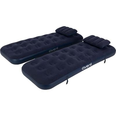 Jilong 3in1CB, 3-in-1 CB Gonfiabile con Cuscino per 2 Persone o Come Letto Singolo Alto, 2 Letti da 191x73x22 Unisex Adulto, Blu, Unica