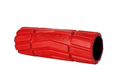 Pure2Improve P2I200020 Rullo di Massaggio, Rosso, Taglia Unica