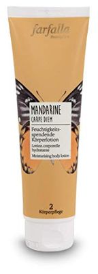farfalla - Mandarin fuktgivande kroppslotion - 100% certifierad naturlig kosmetika (1 x 150 ml)