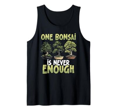 Grafica dell'albero bonsai con un bonsai non è mai abbastanza Canotta