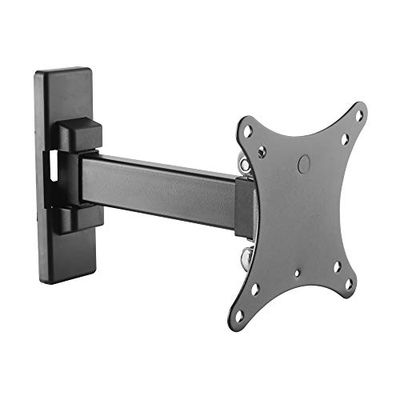 RICOO PC-monitor wandhouder draaibaar kantelbaar voor 13-27 inch, houder wand S7411, monitorhouder, beeldschermhouder, monitor muurbeugel 24 inch, VESA 75 x 75, 100 x 100 mm