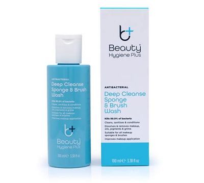 Beauty Hygiene Plus Deep Cleanse makeup Sponge & Brush Wash Conditioning Antibacterial 100ml
