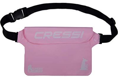 Cressi Kangaroo Dry Pouch Pochette étanche Adulte Mixte, Rose Clair, Unique