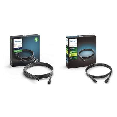 Philips Hue Low Voltage, Extension Cable 5m & Outdoor Rallonge d'extérieur 2,5 m