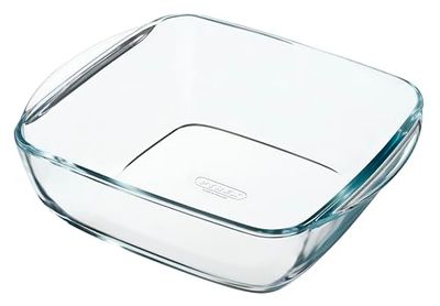 PYREX PREPWARE Quadratische Glasschale, 25 x 22 cm, 2,2 l