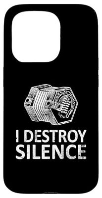 I Destroy Silence - Divertenti suonatori di concerti Custodia per iPhone 15 Pro