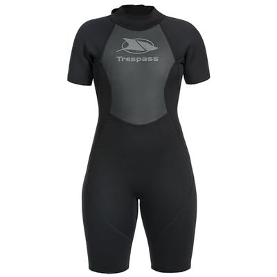 Trespass - Scubadive, Tuta da Surf da Donna, Nero (Black), L