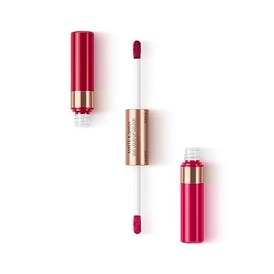 KIKO Milano Matte & Shiny Duo Liquid Lip Colour 01 | Liquid lipstick with a dual matte and shiny finish
