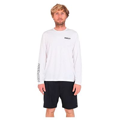 Hurley Fastlane Hybrid UPF Tee Ls Rash Guard Shirt voor heren