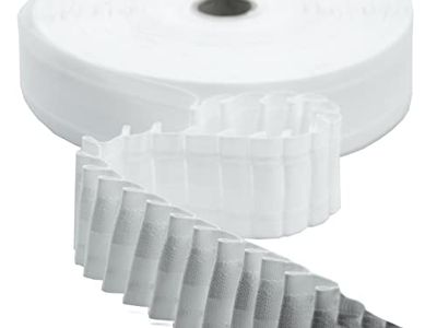 Furlanis Lot de 12 rideaux à galon fronceur 40 mm x 50 m