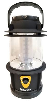 Lanterne LED Camping 125 Lumen, 3 x LR20, IP64, étanche, idéale pour les activités de plein air et les urgences.