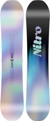 Nitro Snowboard Spirit Kids BRD All Mountain Freestyle Twin Board Snowboard, Multicolor, 116