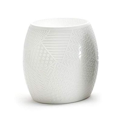 Kartell Roy, banco, plástico, branco, 5 x 45 x 45 cm