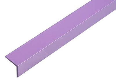 Alberts 434236 Platte buis | zelfklevend | aluminium, dark berry kunststof coating | 1150 x 14,5 x 1,5 mm