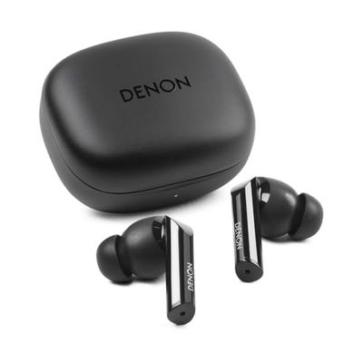 Denon AH-C840NCW - Auricolari in-ear True Wireless Blueooth con cancellazione attiva del rumore, resistenti all'acqua con qualità di chiamata cristallina, colore nero