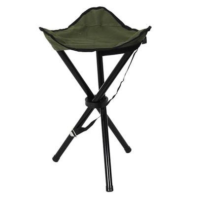 HOME DECO FACTORY, HDO0341, sgabello da campeggio Khaki Gm M12, mobili, mobili da giardino, sedile da esterno, 31x45x31 cm, altezza seduta cm, trattamento UV - tessuto, verde