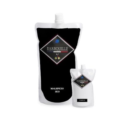 BARBOUILLE - Bar-Résine Maléficio - Résine Epoxy Bi-Composants - Effet Brillant - Peinture Mur, Plafond, Boiserie, Carrelage & Métal - Lessivable - COV A+ - Fabriquée En France - 750 ml