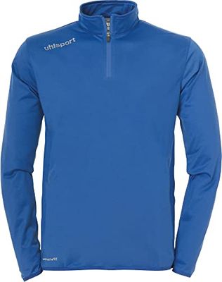 uhlsport Essential Sweat-Shirt 1/4 Zip Enfant, Azur Bleu/Blanc, FR : XXS (Taille Fabricant : 152)